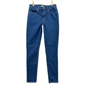 Levi's 721 Jean Women 29x31* Blue High‎ Rise Skinny Academia Indie Streetwear